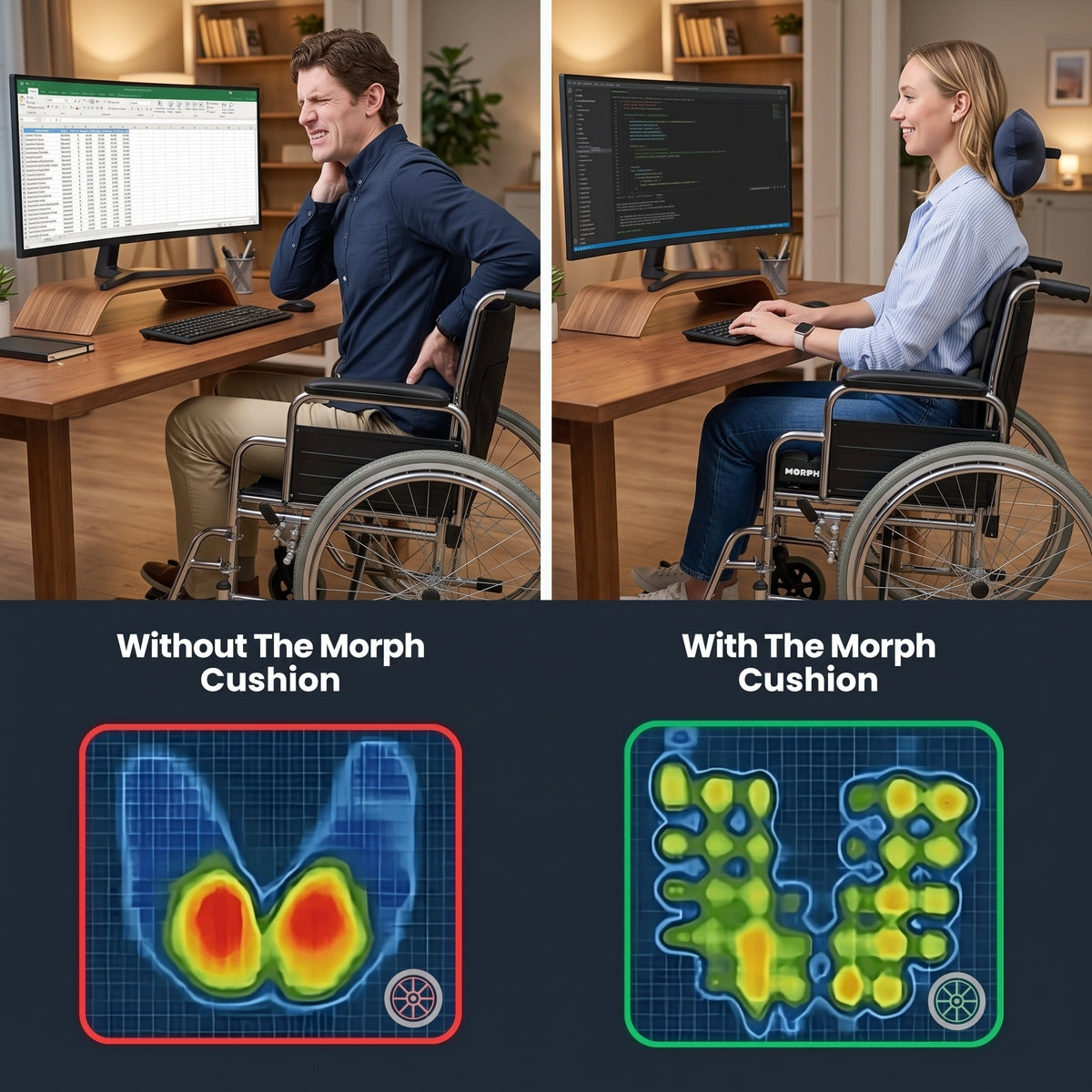 The Morph Wheelchair Cushion